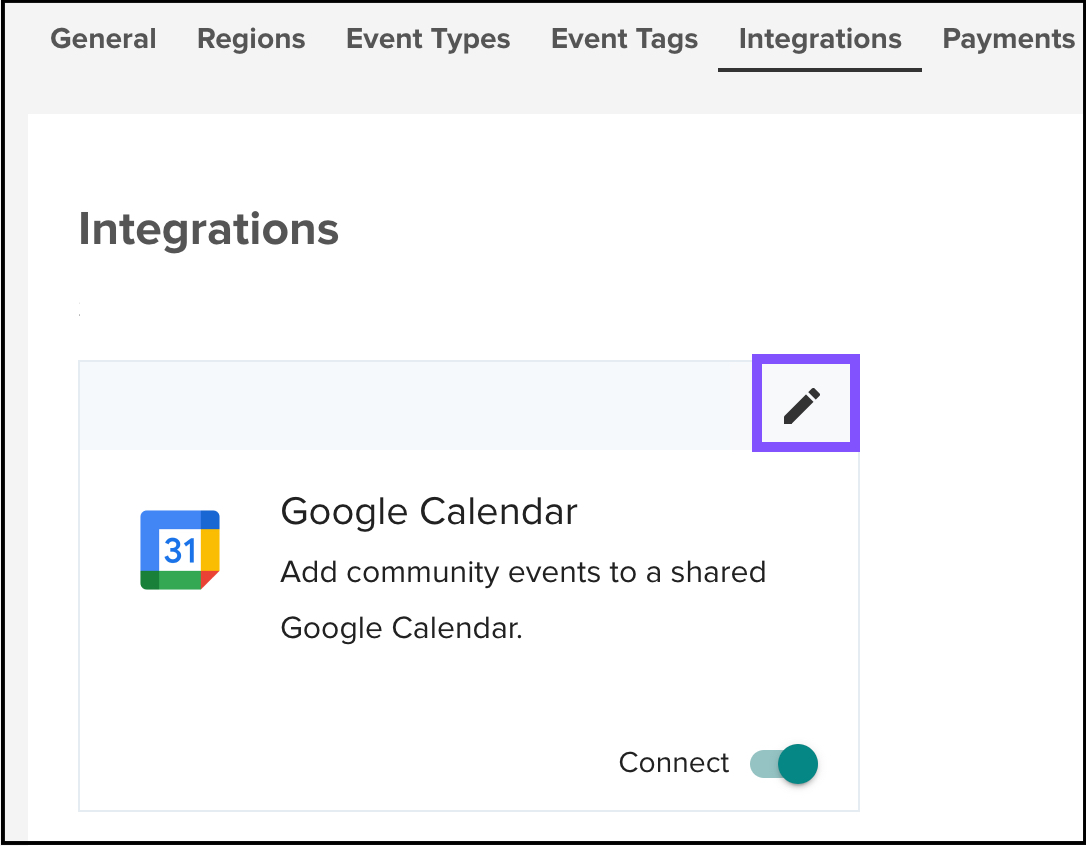 Google Calendar integration Bevy Help Center